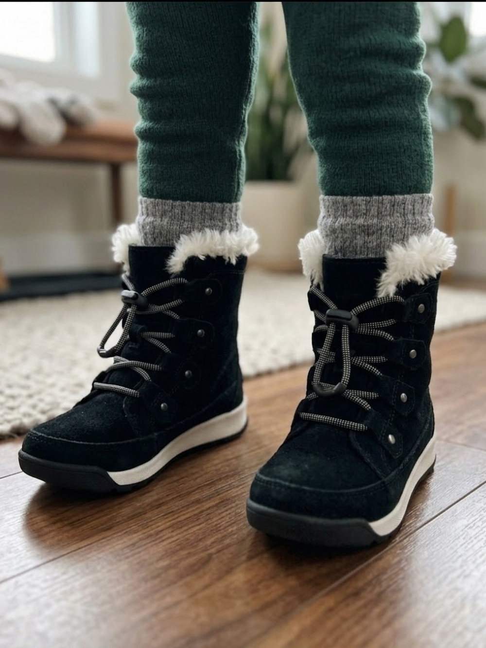 SOREL Children Whitney II Joan Lace Boot — Waterproof Winter Boots